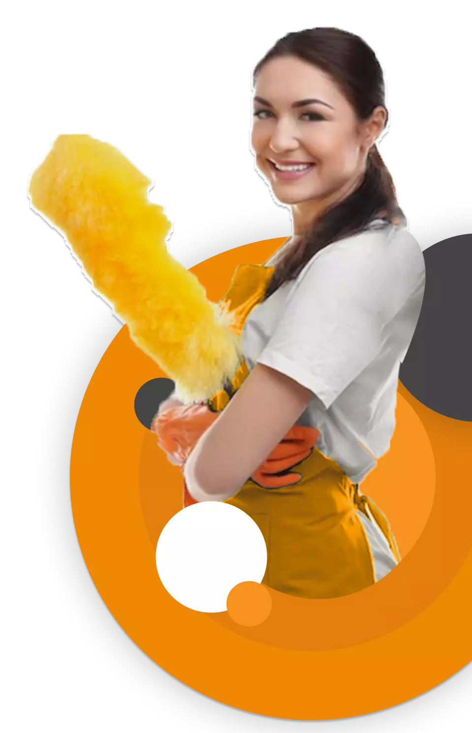 girl with bursh